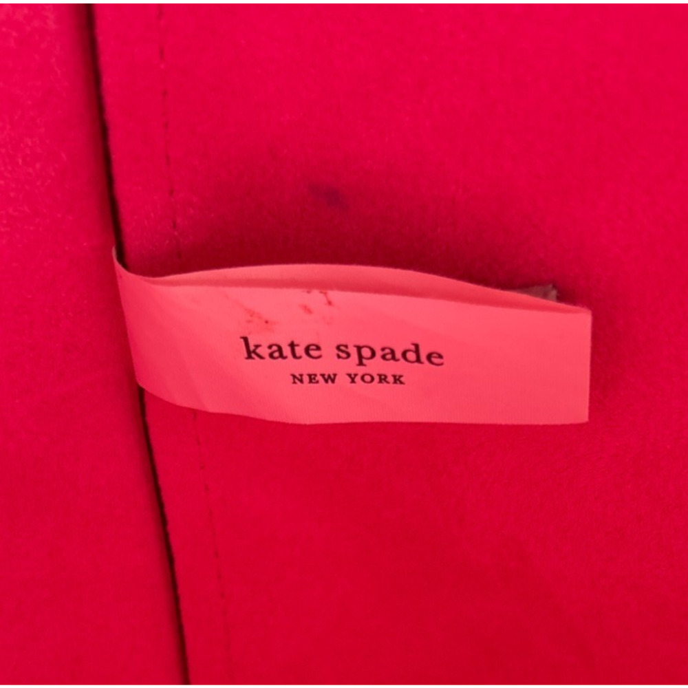 EUC Kate Spade Molly Leather Tote Bag Medium Shoulder Bag ORANGE Handbag Satchel - Picture 11 of 12